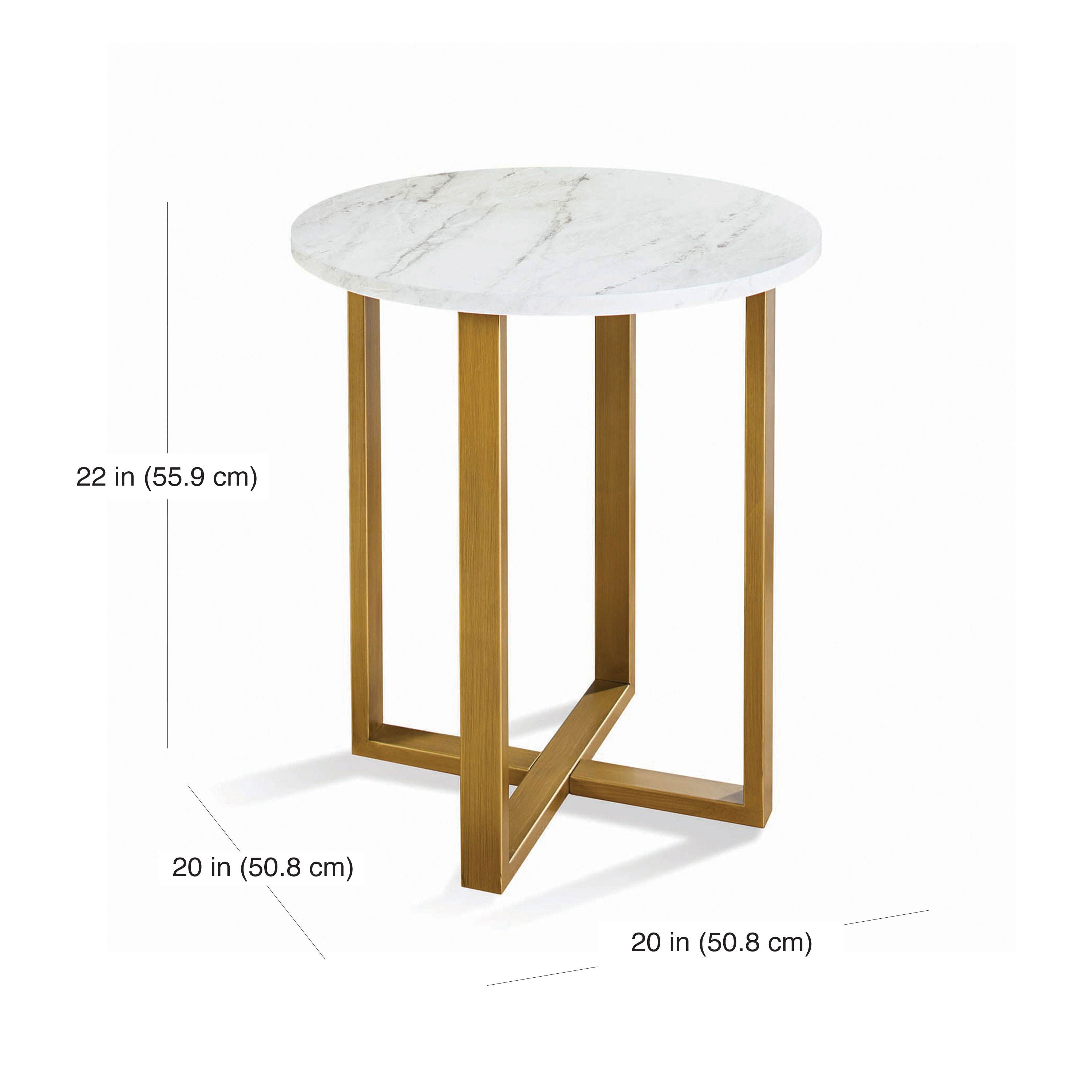 Better Homes & Gardens Lana Marble Side Table - image 3 of 5