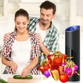 thumbnail image 6 of Baprem Gravity Electric Salt and Pepper Grinder with LED Light, Refillable Automatic Pepper Grinder Mill Shakers, Battery Powered & Adjustable Coarseness, Black, 6 of 13