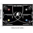 thumbnail image 4 of Portable Basketball Footwork Training Mat, Agility Footstep Training Mat, Basketball Pads for Training, Non-Slip Silent Equipment for All Ages to Improve Speed, Strength and Coordination 47in, 4 of 5