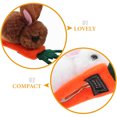 thumbnail image 3 of 3 Pcs Mini Pinces à Cheveux en Peluche Lapin avec Design Carotte Ornement de Cheveux Lapin Pinces à Cheveux de Pâques Accessoires de Cheveux Lapin Mini Pinces à Cheveux en Peluche de Pâques, 3 of 6