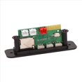 thumbnail image 5 of 2X Placa Decodificadora de MP3 Amplificador de Potencia de 5V 2X3W Decodificador Bluetooth 5.0 con Función de Llamada Módulo de Radio FM Compatible con Función MP3 / USB, 5 of 5