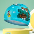 thumbnail image 3 of CSChome Swimming Caps Kids Swimming Hats Quick Dry Cartoon Pattern Nylon Stretchy Protective Swimming Hats Cute, 3 of 7