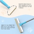 thumbnail image 4 of Pet Hair Remover Set Metal Edge Design Retractable Carpet Rake Scraper Dog And Cat Pet Hair Deep Cleaner Brush Reusable Pet Hair Remover Tool Manual Dryer for Clothes Shield Life Mattress Gadgets Pet, 4 of 4