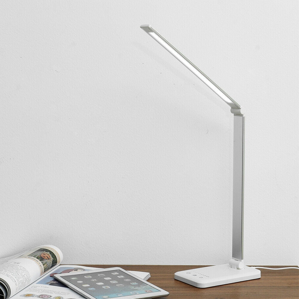 Dimmable LED Desk Lamp, EyeCaring Table, Office Lamp with USB Charging