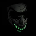 thumbnail image 2 of Balboa WNFM067G Neoprene Face Mask  Glow in the Dark  Vampire, 2 of 3