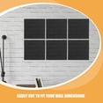 thumbnail image 4 of WEUVEB Black Xpe Foam Brick Decals, 3D Faux Stone Self-Adhesive Wallpaper for Home Decoration, 4 of 9