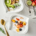 thumbnail image 4 of MALACASA, Series Elvira, 6-Piece Porcelain Bowls Dinnerware Set, Marble Grey Dinner Set, 5.75", 4 of 6