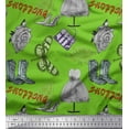 thumbnail image 1 of Soimoi Velvet Fabric Women Boots,Handbag & Dress Shopping Print Fabric by The Yard 58 Inch Wide, 1 of 1