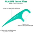 thumbnail image 2 of Floss Picks, 240 Count Mint Dental Floss Cleaner, Tooth Picks Flossers with 4 Travel Handy Cases, Helps to Fight Tooth Decay and Keep Your Teeth Clean, Flossing Sticks for Family, 2 of 4