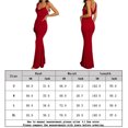 thumbnail image 2 of Vestido Elegante Vestido elegante para mujer Vestido sin espalda suspendido Vestido de belleza sin mangas (Rojo L) Cgtredaw para Mujer Rojo T XL, 2 of 9