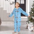 thumbnail image 6 of Police Cars Pattern One Piece Pajamas Soft Jumpsuit Cozy Sleep and Play Romper Zipper and Pockets 12Y-13Y, 6 of 8