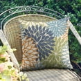 thumbnail image 5 of Outdoor Throw Pillow Covers 20x20 Inch Waterproof Spring Summer Floral Art Modern Classic Outdoor Pillow Covers for Patio Funiture Garden Couch, 5 of 7
