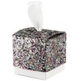 thumbnail image 1 of Rainbow Glitter Favour Boxes With Ribbon Pack Of 50 Sweets And Gifts, 1 of 4
