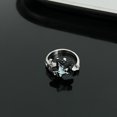 thumbnail image 5 of Anillo de pentagrama de estrella Harajuku para mujer, dulce Hip Hop, fresco, ajustable, estrella de la suerte, regalo de joyería de moda, 5 of 5