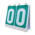 thumbnail image 2 of s Scoreboard Scoring Board 2 Digit Tabletop Score Flippers Durable Scorekeeper Score Counter Flip Scoreboard for Badminton Outfoor Green, 2 of 8