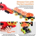 thumbnail image 7 of FiGoal 2 Pack Dinosaur Cars with Toy Gun Ejecting Friction Powered Dino Car Transforming Dinosaur Toys Car Gifts for Boys Girls Toddlers Kids, 7 of 7