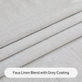 thumbnail image 2 of NICETOWN 100% Blackout Curtains for Bedroom, Pinch Pleated Linen Blend Washable Drapes Sound Reducing Thermal Curtains for Living Room, W34 x L96, Angora, 2 Panels, 2 of 8