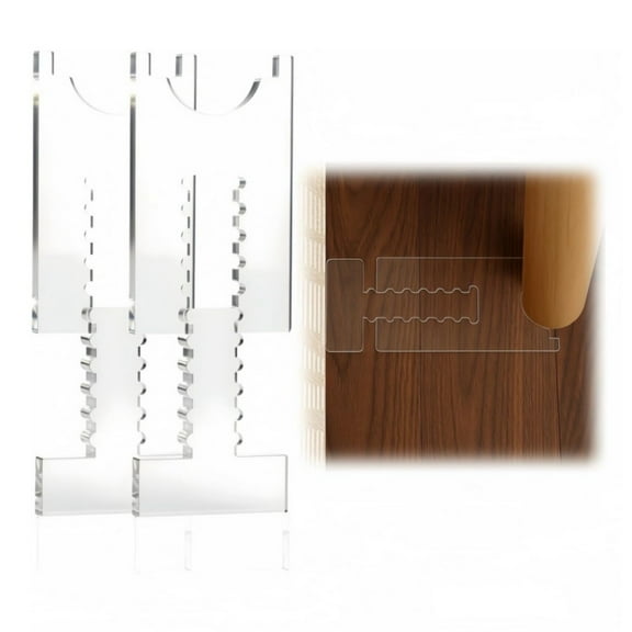 2PCS Couch Wall Spacer - Adjustable Couch Stopper, Furniture Wall Protectors, Headboard Stoppers, Keeps Space for Outlet