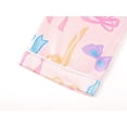 thumbnail image 6 of Beezizac Satin Pajamas for Girls - Cute Yellow Silky Short-Sleeved Set with Colorful Bow Prints Size 16, 6 of 7