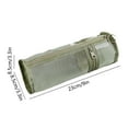 thumbnail image 3 of AuroraX Mesh Pencil Pouch,Green,Japanese-Style Pencil Case,Pen Bag, 3 of 5