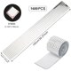 thumbnail image 5 of Kenally 1 rollo de pegatina de pared de fibra de vidrio, repuesto autoadhesivo, decoración decorativa anticorrosiva para el hogar, KTV, centro Materiales de construcción Plata Kenally TO010147-01, 5 of 6