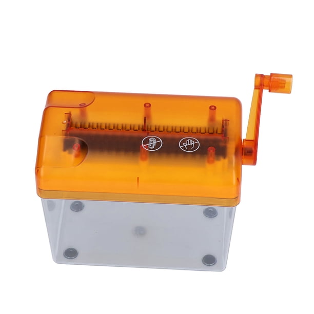 Mini Trituradora De Papel Manual, Trituradora De Manivela Manual Portátil Con Cesta De 1,5 L Para Oficina, Escuela, Hogar, Trituradora De Papel A6