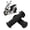 Black, variant on YAHHU 1 Pair 22mm (0.86 inches) Universal Motorcycle Handlebar Soft Grip Throttle Handle Replacement, Fit for Scooter GY6 50cc 80cc 125c 150cc Motorbike Parts, White