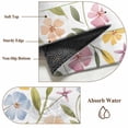 thumbnail image 6 of Round Rug 6Ft Washable Non-Slip, Spring Floral Circle Area Rugs for Living Room Bedroom, Colorful Flowers Elegant Pastoral Indoor Floor Mats Carpet Runner for Home Decor Aesthetic, 6 of 8