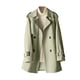 thumbnail image 2 of Ailaofu Women's Solid Color Lapel Double-Breasted Belted Long-Sleeved Street Style Trench Coat, 2 of 7