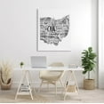 thumbnail image 2 of Stupell Industries Typography Cities Ohio State Graphic Art Gallery Wrapped Canvas Print Wall Art, Design by The Saturday Evening Post, 2 of 7