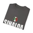 thumbnail image 3 of Sinaloa Mexico Flag Illustration Travel Quote Gift | Cute Mexican Adventure Graphic Men Women Unisex Garment-Dyed T-shirt, 3 of 4