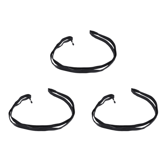 3X Bike Bicycle Schrader Valve Black Rubber Inner Tube 700 X 25/32C