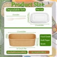thumbnail image 3 of Contenedores para meal prep Artuxer de 29 oz, paquete de 50, bowls de papel kraft, 3 of 9