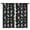 Black Cartoon Astronaut, variant on Blackout Kids Curtains,Black Cartoon Colorful Dinosaurs Plants Pattern Childrens Insulated Curtains Set Of 2,Bedroom Essentials,Toddler Room Decor 42"x54"