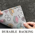 thumbnail image 6 of Gray Cartoon Winged Unicorn Floral Book Pattern Door Rugs,Washable Non Slip Door Mats Indoor,Decorative Door Mats,Entry Mat Indoor for Entrance,Bedroom,Kitchen,Bathroom,16"x47", 6 of 6