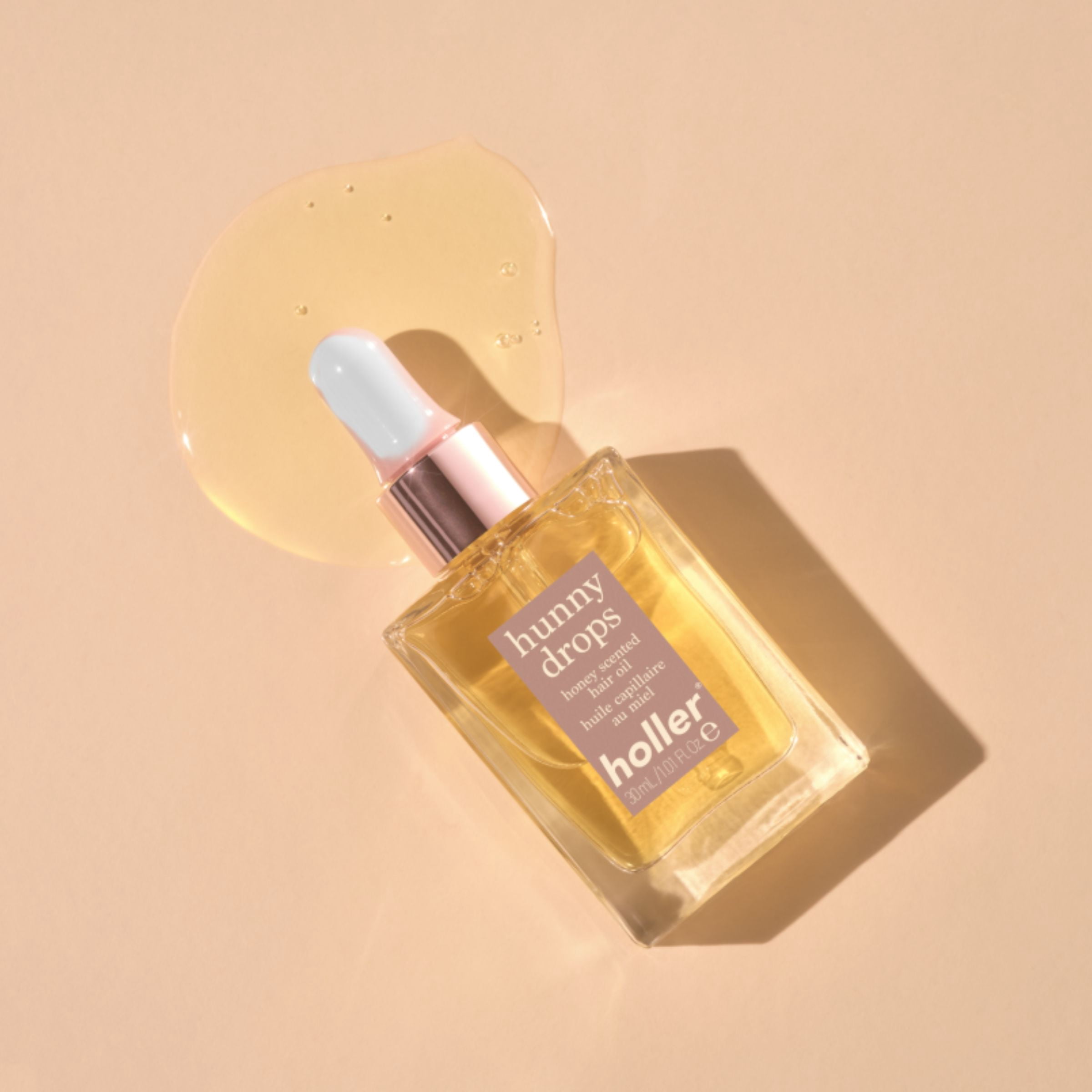 Holler Hunny Drops Honey-Scented Hair Oil, 1.01 fl oz