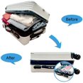thumbnail image 3 of Sacs Économiseurs d'Espace Sacs de Rangement sous Vide Sacs de Compression Sacs d'Emballage de Voyage 4 Paquets Sacs de Voyage à Double Fermeture Éclair Transparents 35*50 cm, 3 of 5