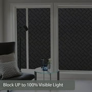 FMSHPON 23 x 78.7 inch Sun Blocking Total Blackout Window Film