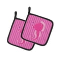 thumbnail image 1 of Carolines Treasures BB7130PTHD Rose Hippocampe Paire de Porte-Pots, 1 of 1