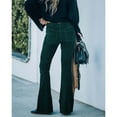 thumbnail image 1 of Pantalones Ajustados, 2 Bolsillos Pantalones Acampanados Elegantes Color Puro De Moda Para El Otoño ANGGREK No, 1 of 6