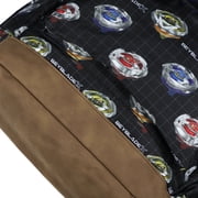 BeybladeX Backpack Allover Beyblade Spinner Grid Design 16 Bag with Adjustable Straps