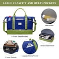 thumbnail image 3 of Gynky Travel Duffle Bag Weekender Bags for Women with Shoe Compartment Carry on Overnight Bag Gym Duffel Bag with Wet Pocket Hospital Bags for Labor and Delivery, 3 of 8