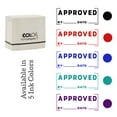 thumbnail image 7 of Printtoo Approved Self Inking Rubber Stamp Pre-Inked Office Stamp- Home Office Business Stationery, 47 x 20 mm Purple, 7 of 7