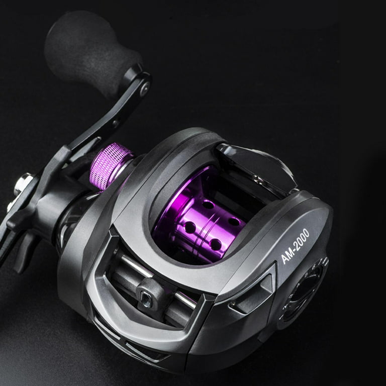 7.2:1 Gear Ratio High- Baitcaster Fishing Reel Reel 12+1 to 8KG Drag 15  Level Brake Saltwater And Freshwater , Right-handed
