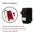 thumbnail image 3 of 10 Sets Fire Alarm Locks, Work to Prevent Accidental Shutdown, Lockout, 3 of 7