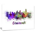 thumbnail image 1 of Design Art Cincinnati Skyline Canvas Print, 1 of 3
