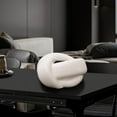 thumbnail image 4 of Stylish Tissue Box Cover Housewarming Gift decorative tissue paper sheet box Decor for Home End Table Hotel White, 4 of 9