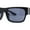 Matte Black, variant on Locs Classic Thick Temple Narrow Horn Rim Gangster All Black Sunglasses Gloss