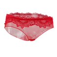 thumbnail image 1 of Braguitas de malla de encaje para mujer, color blanco, como se describe rojo, 1 of 9