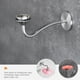 thumbnail image 2 of Jabonera magnética de acero inoxidable para pared, ideal para baño y cocina., 2 of 7